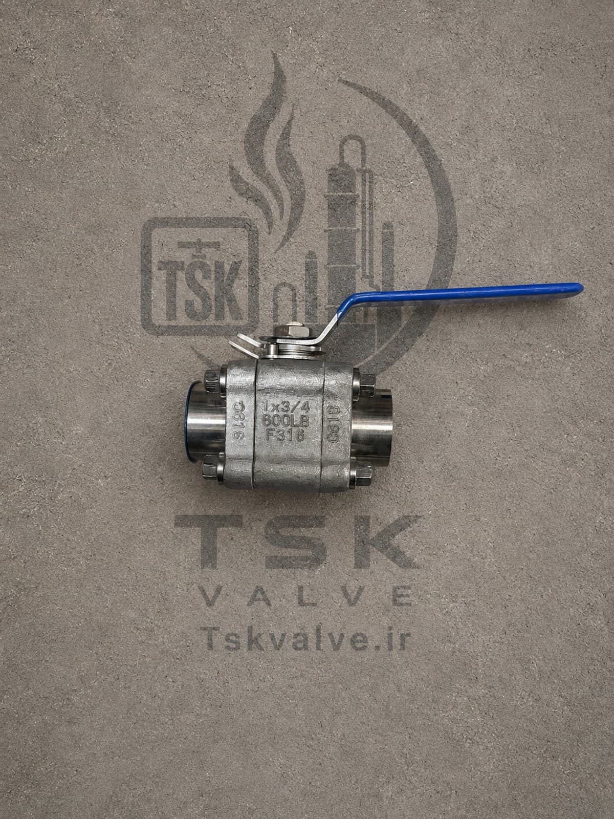 ACHECH 1" x 3/4" Class 800 F316 npt ball valve