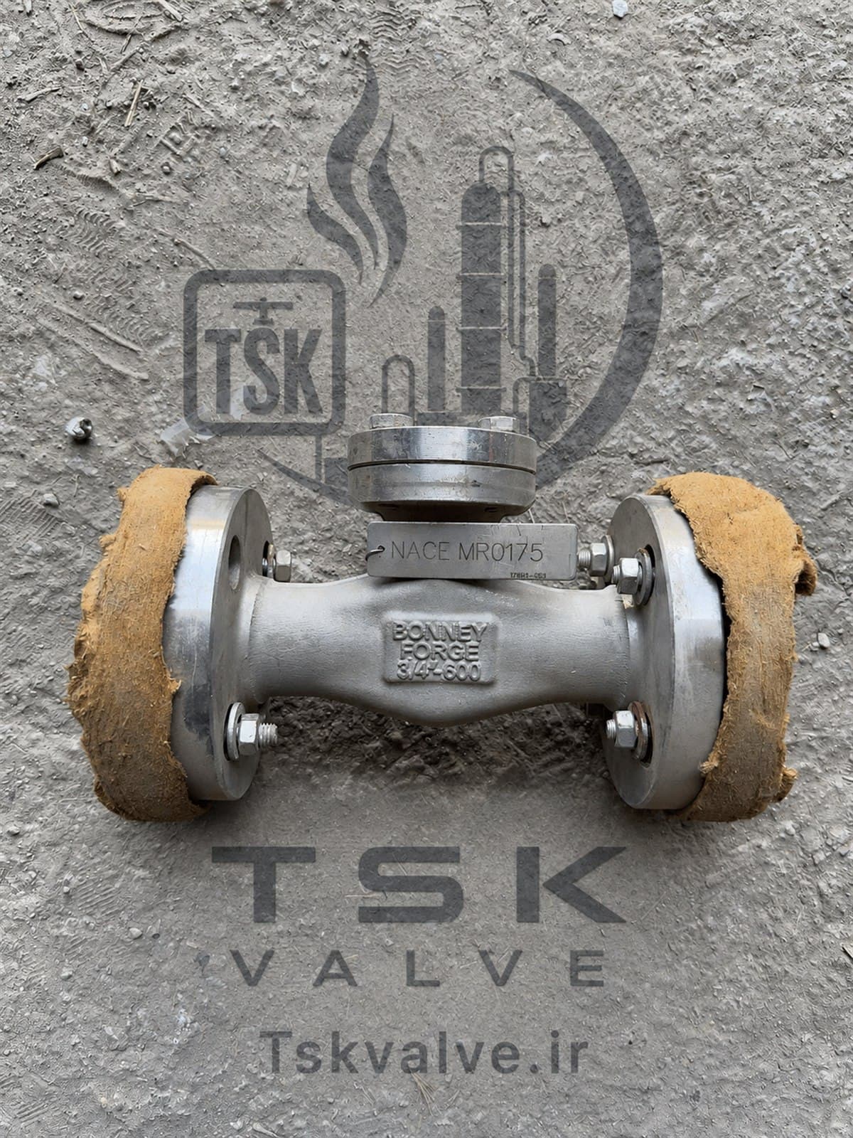 Bonney Forge 3/4" Class 600 A182 F51 flanged check valve