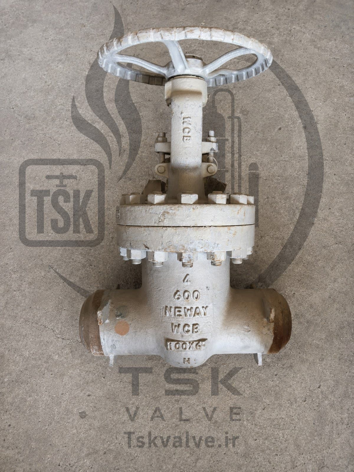 Neway 4 inch Class 600 WCB butt weld gate valve