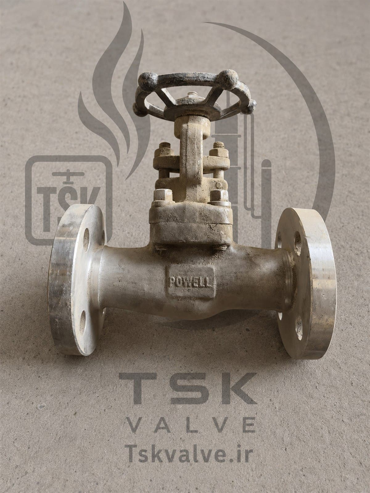 Powell 1 inch Class 600 F347 flanged gate valve