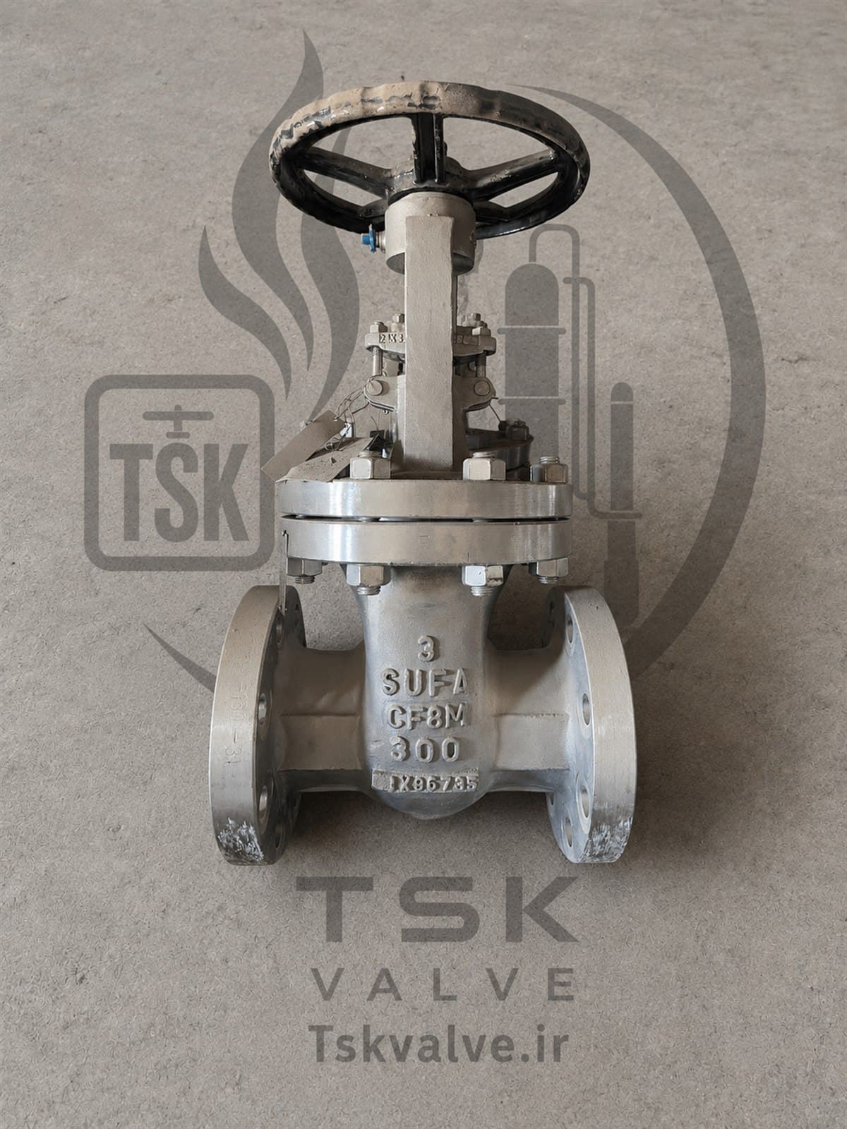 SUFA 3 inch Class 300 CF8M flanged gate valve
