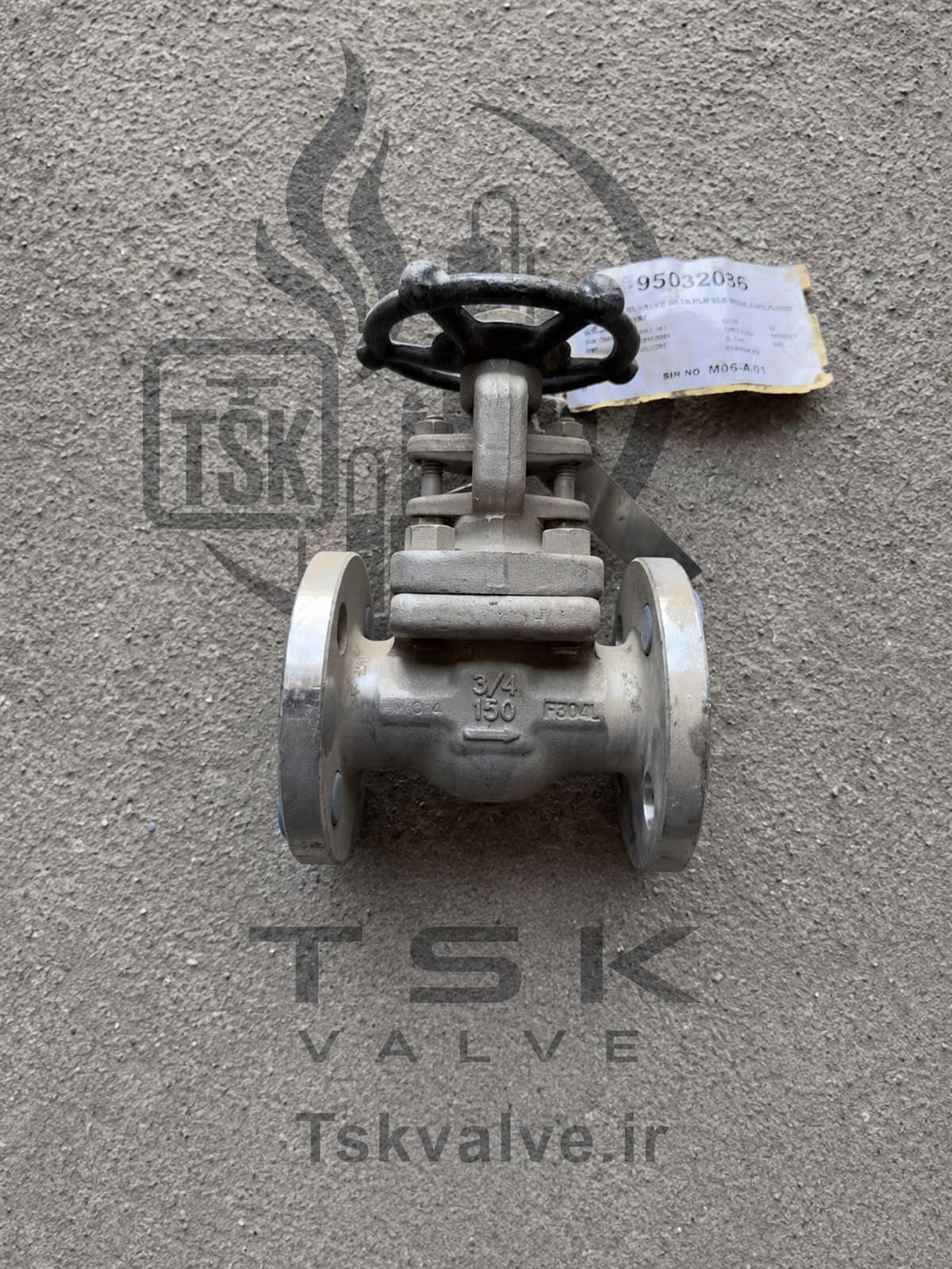 Ilshin 3/4" Class 150 F304L flanged gate valve