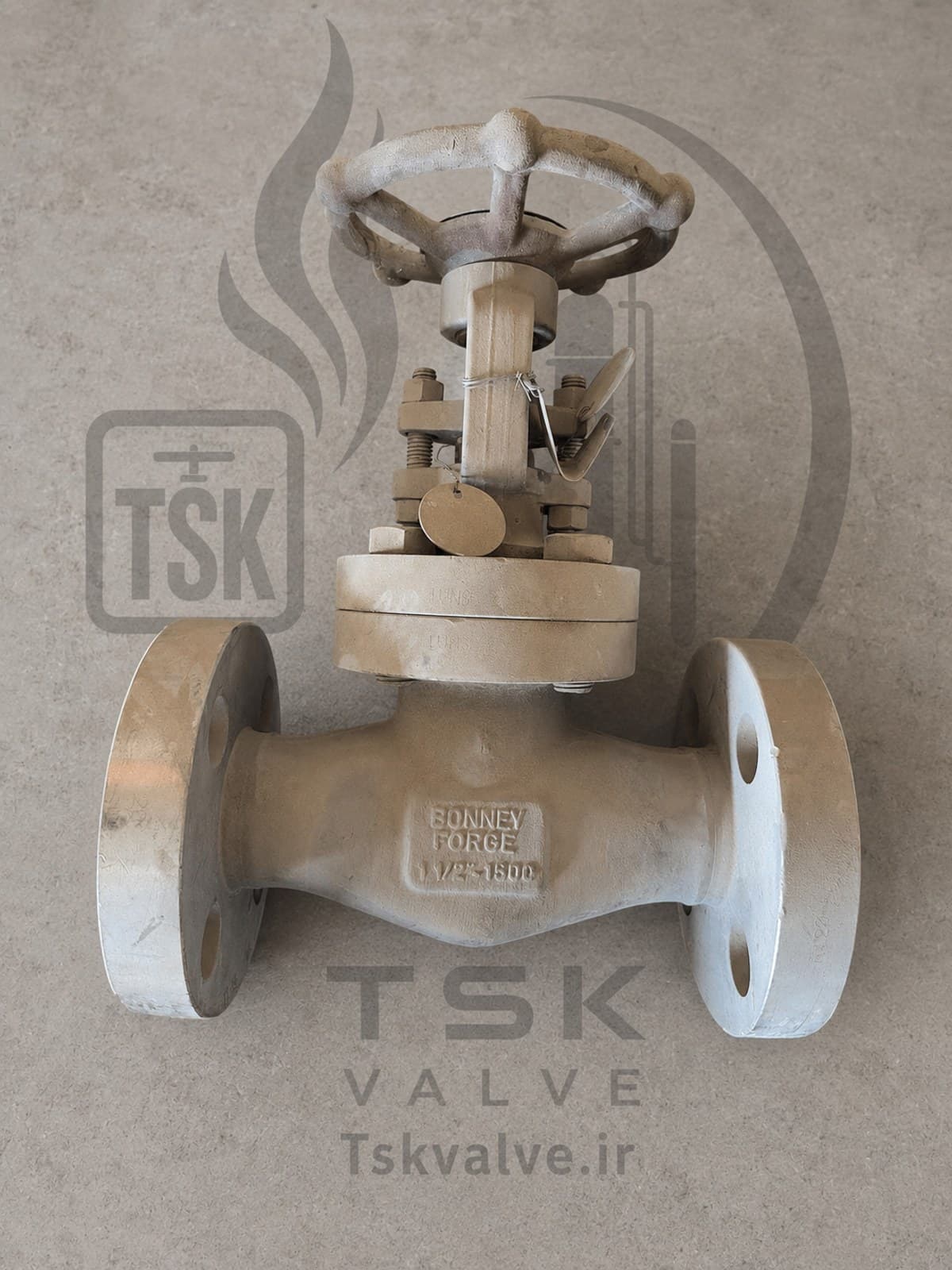 Bonney Forge 1-1/2 inch Class 1500 F347H flanged gate valve