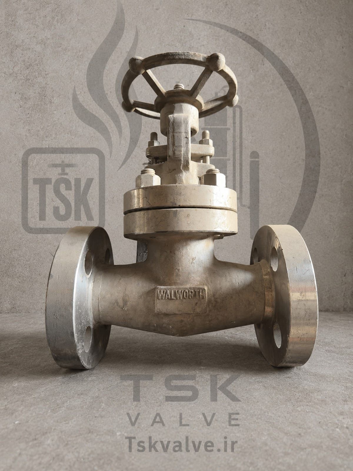 Walworth 1-1/2 inch Class 1500 F316 flanged gate valve
