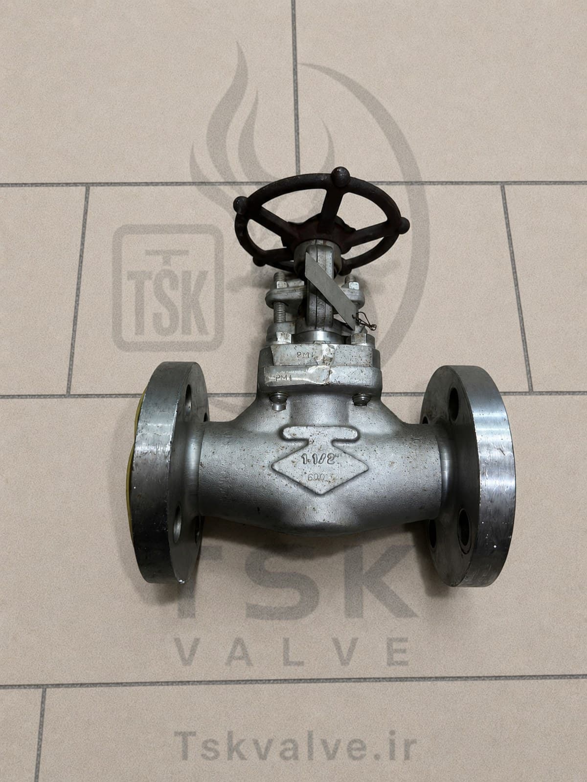 OMB 1-1/2 inch Class 600 F304L flanged gate valve