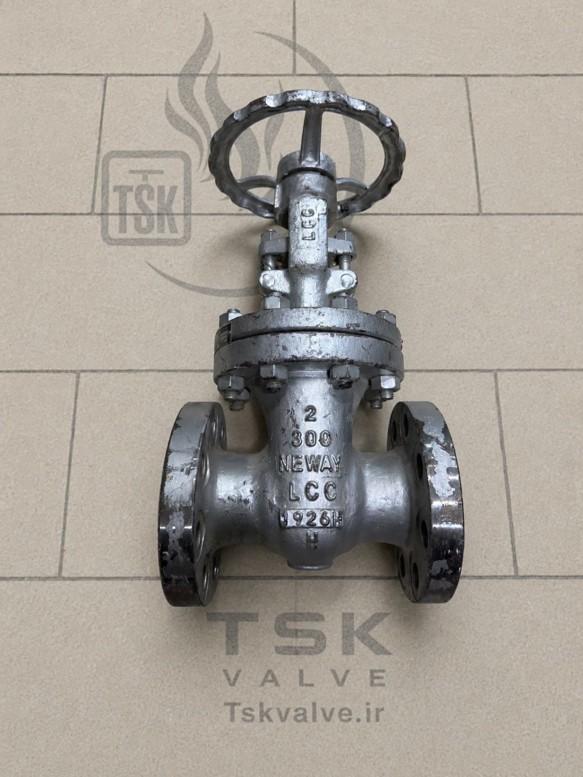 Neway 2 inch Class 300 LCC flanged gate valve