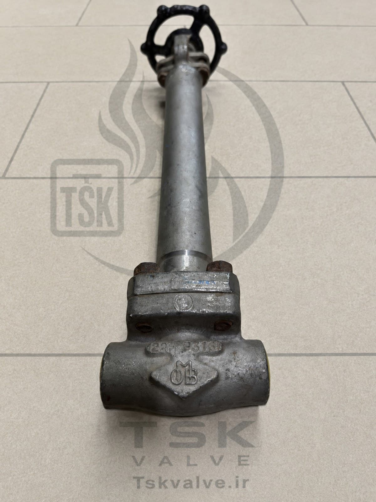 OMB 1/2" Class 800 F316L socket weld (sw) gate valve