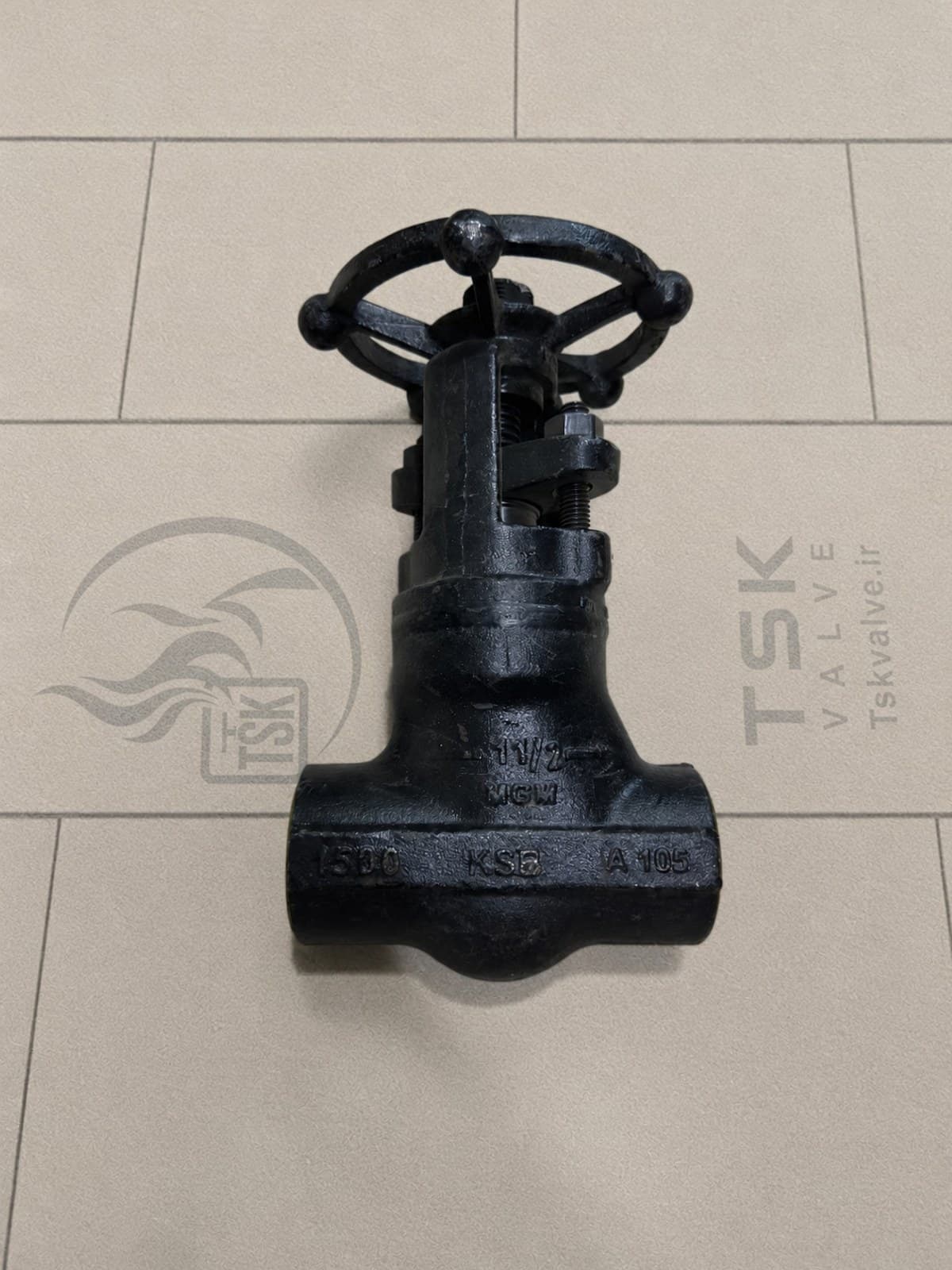 KSB 1-1/2 inch Class 1500 A105 socket weld (sw) gate valve