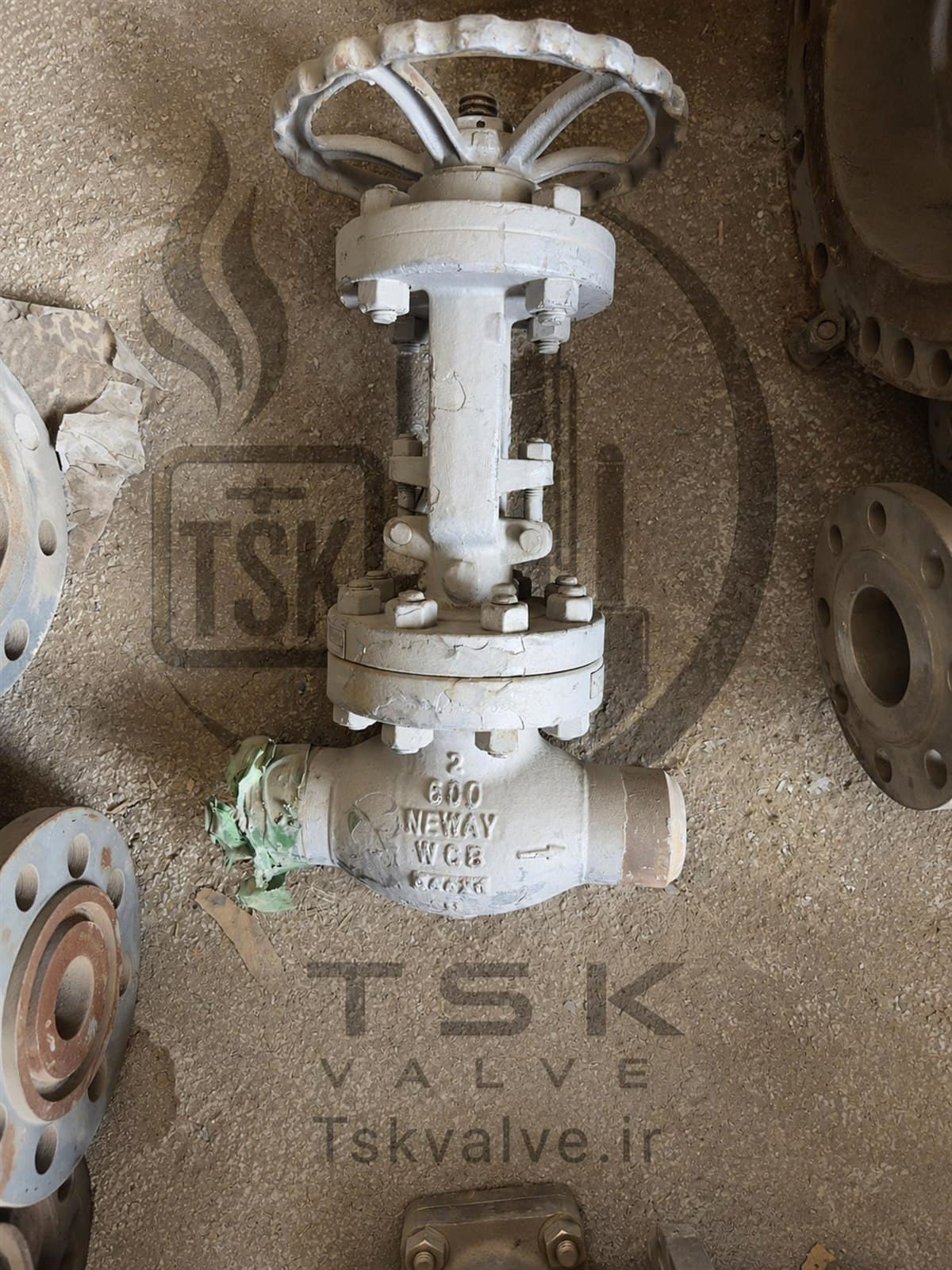 Neway 2 inch Class 600 WCB butt weld globe valve