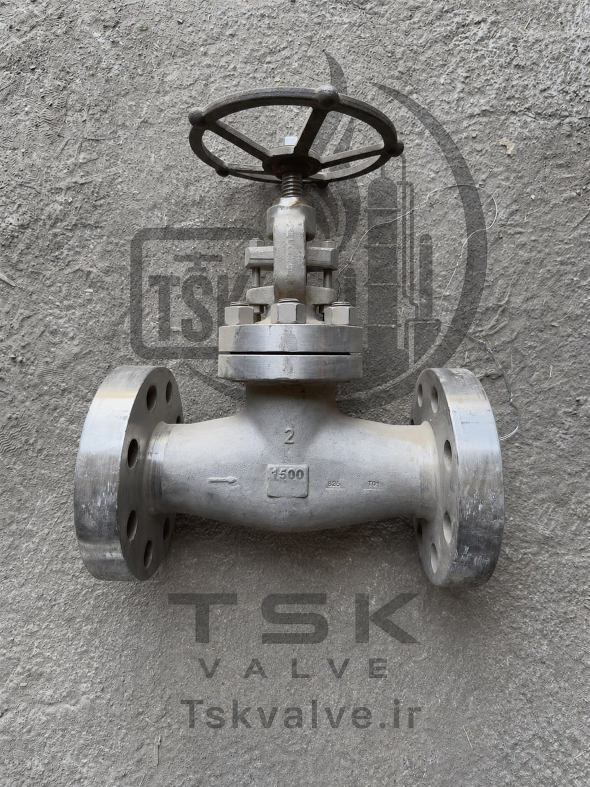 AS.AR 2 inch Class 1500 Incoloy 825 flanged globe valve