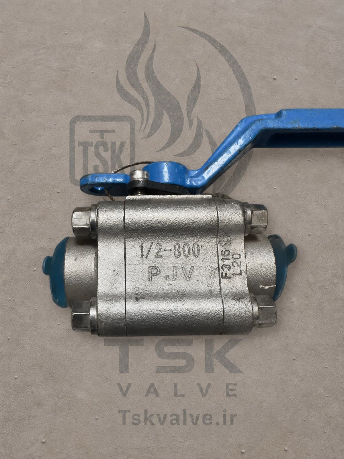 PJV 1/2" Class 800 F316 npt ball valve